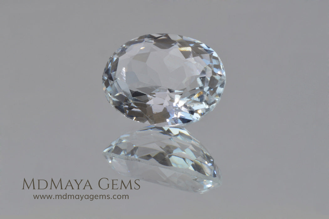 Goshenite Beryl Oval cut 4.40 ct