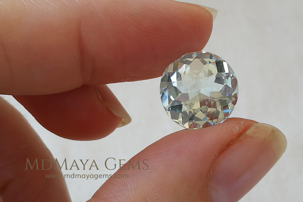Goshenite Beryl Round cut 6.00 ct