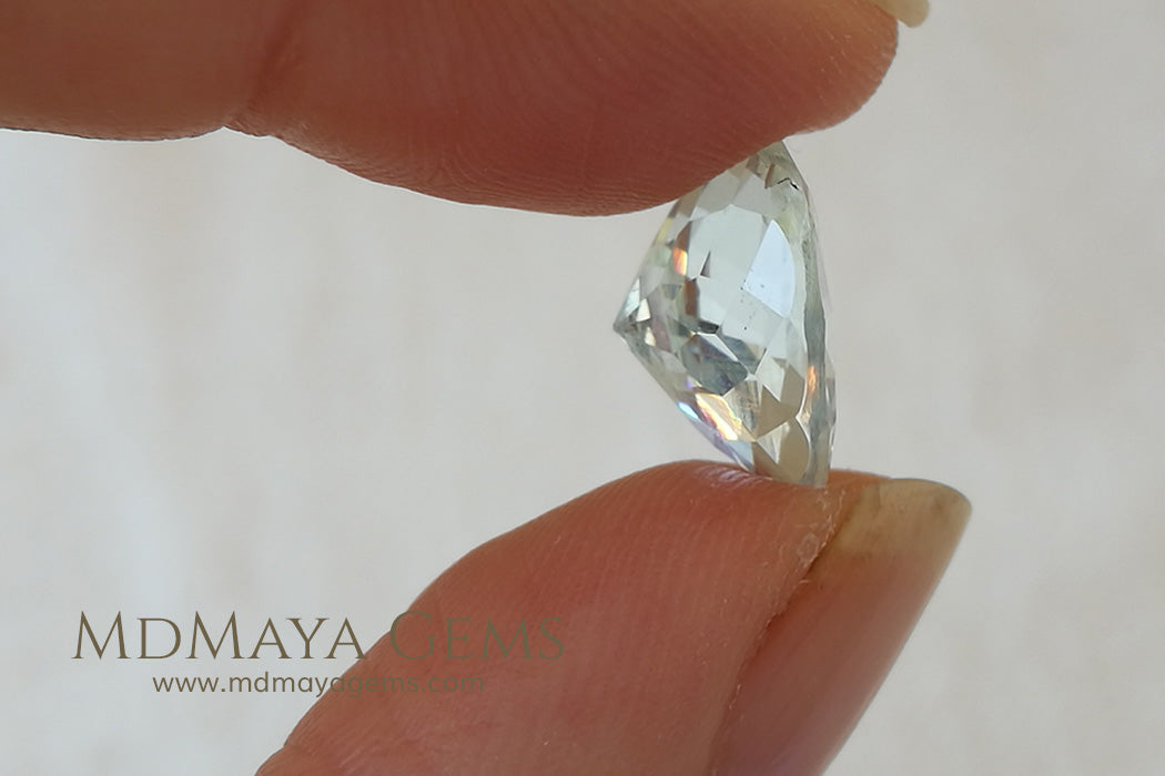 Goshenite Beryl Round cut 6.00 ct