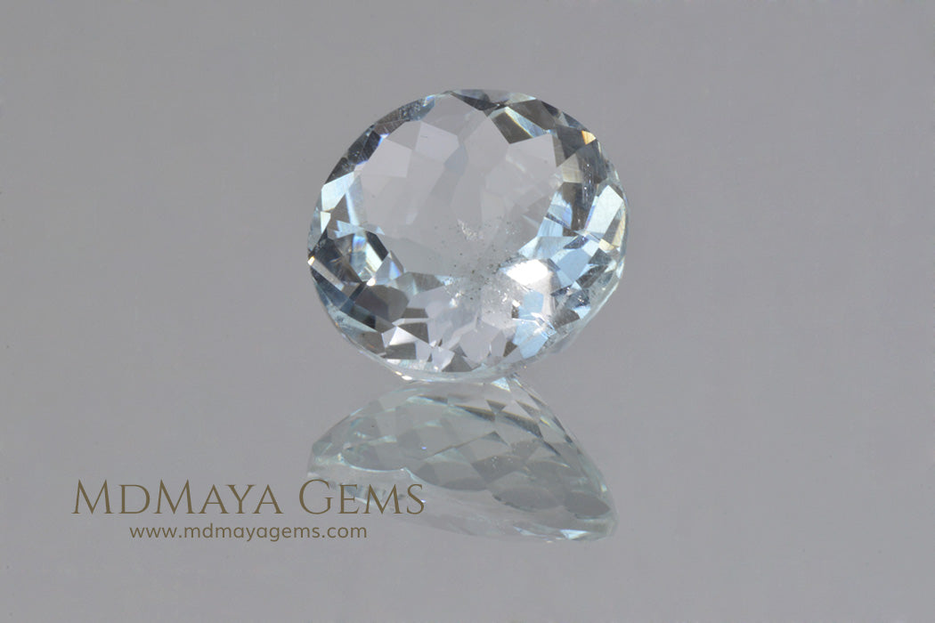 Goshenite Beryl Round cut 6.00 ct