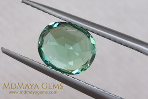 Mint Green Paraiba Tourmaline 2 10 ct with certificate for sale MdMaya Gems