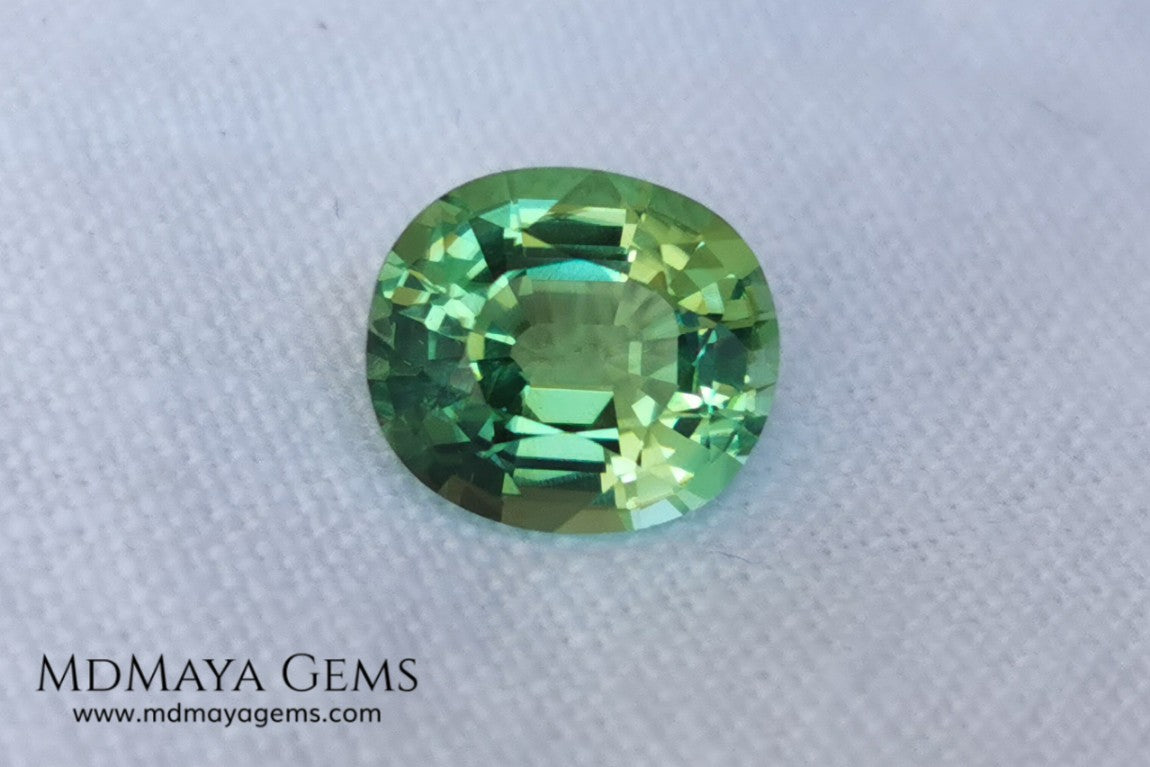 Soft Green Paraiba Tourmaline 2.40 ct – Oval Cut | Certified