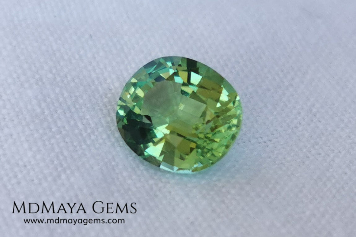 Soft Green Paraiba Tourmaline 2.40 ct – Oval Cut | Certified