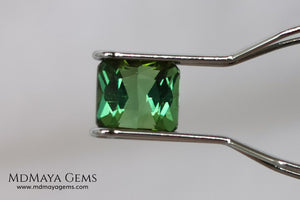 Amazing Green Tourmaline, octagon cut, 1.19 ct. This natural gemstone shows a vivid green color, its behavior under the light is very good, always bright and full of life, and the best its price. Don't miss it!.