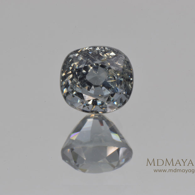 Pretty Bluish Gray Spinel Unheated Cushion Cut 1.22 ct
