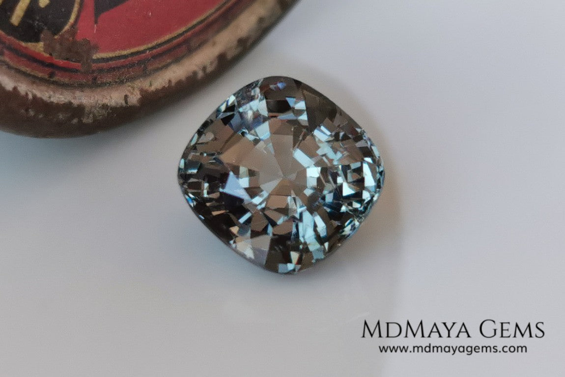 Grey Spinel 4.07 ct. Cushion Cut
