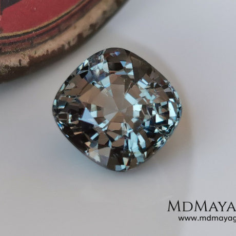 Grey Spinel 4.07 ct. Cushion Cut