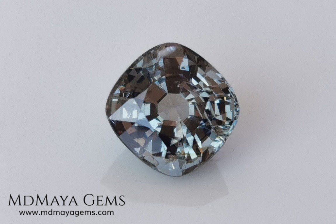 Grey Spinel 4.07 ct. Cushion Cut