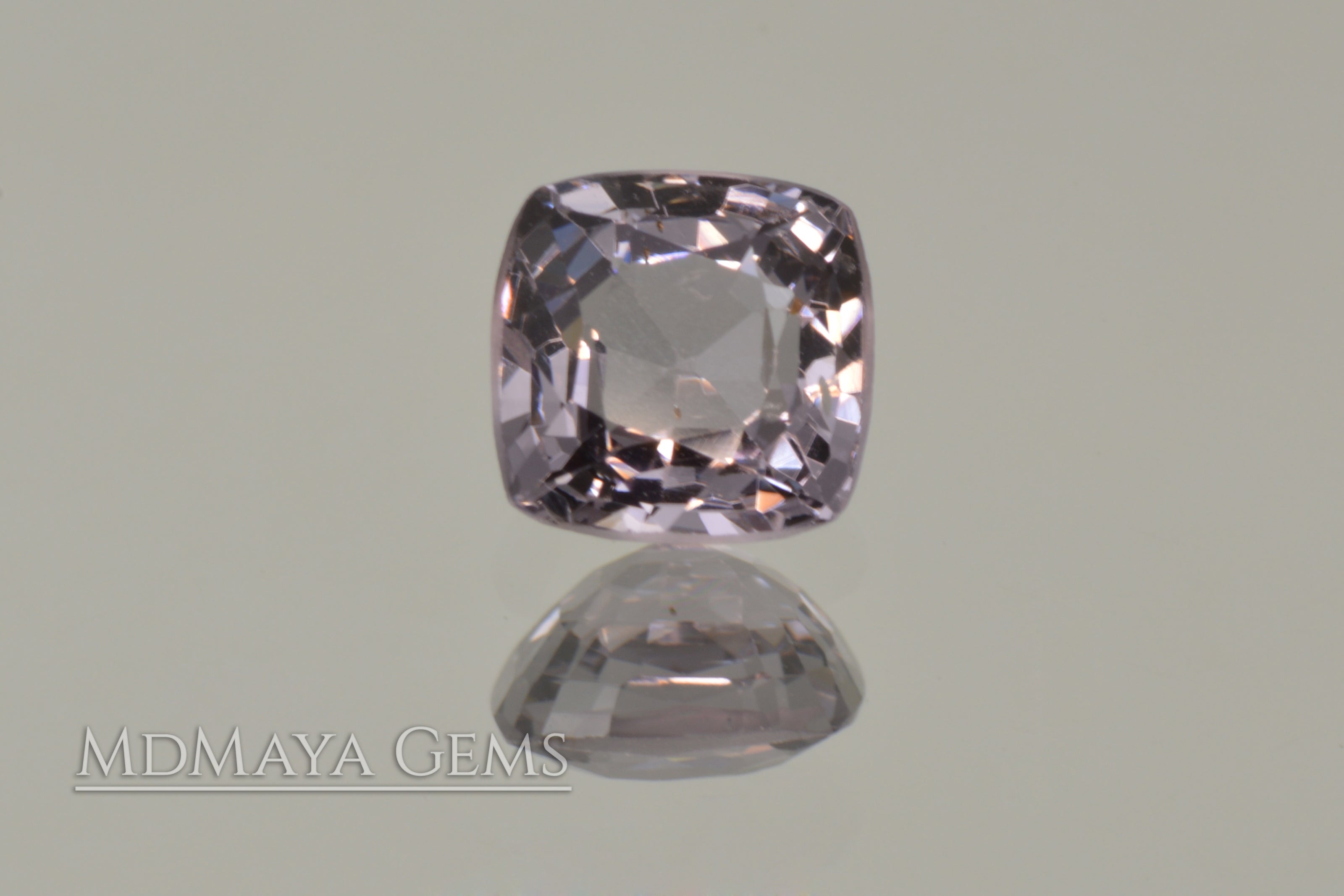 Grey Spinel 1.15 ct Cushion Cut.