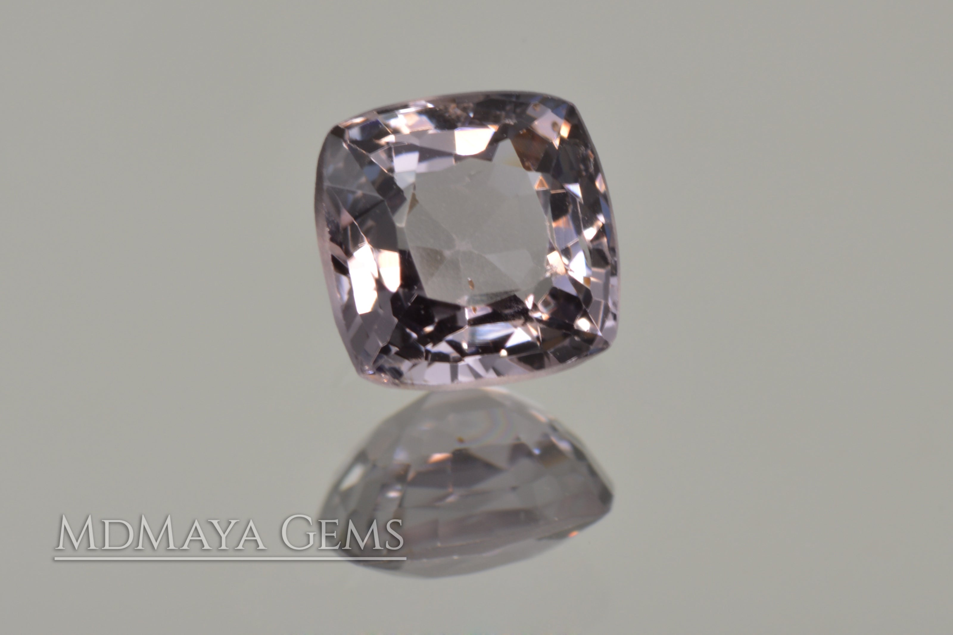 Grey Spinel 1.15 ct Cushion Cut.