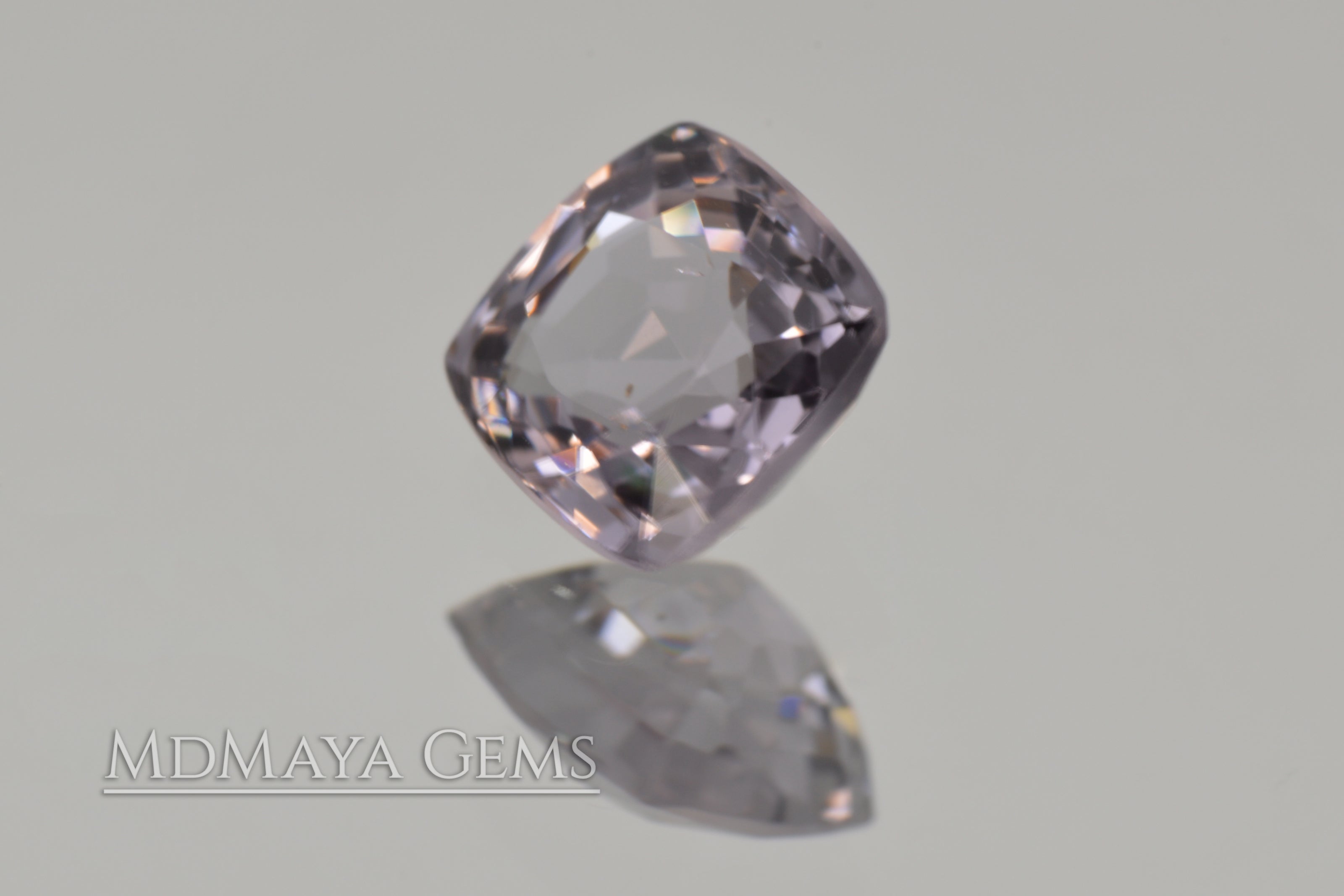 Grey Spinel 1.15 ct Cushion Cut.