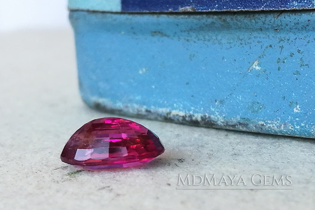Natural Purple Pink Rubellite Tourmaline. Oval Cut. 1.70 ct