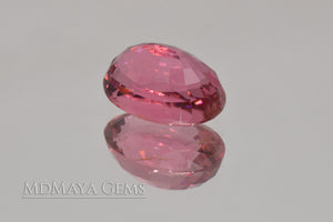 Brilliant Rich Purple Red Rubellite Tourmaline from Mozambique. Big Gem for Jewelry!. Oval Cut. 5.02 ct.