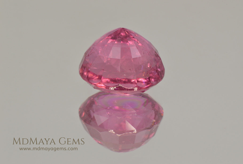 Hot Pink Rubellite Tourmaline Gemstone Oval Cut 4.44 ct