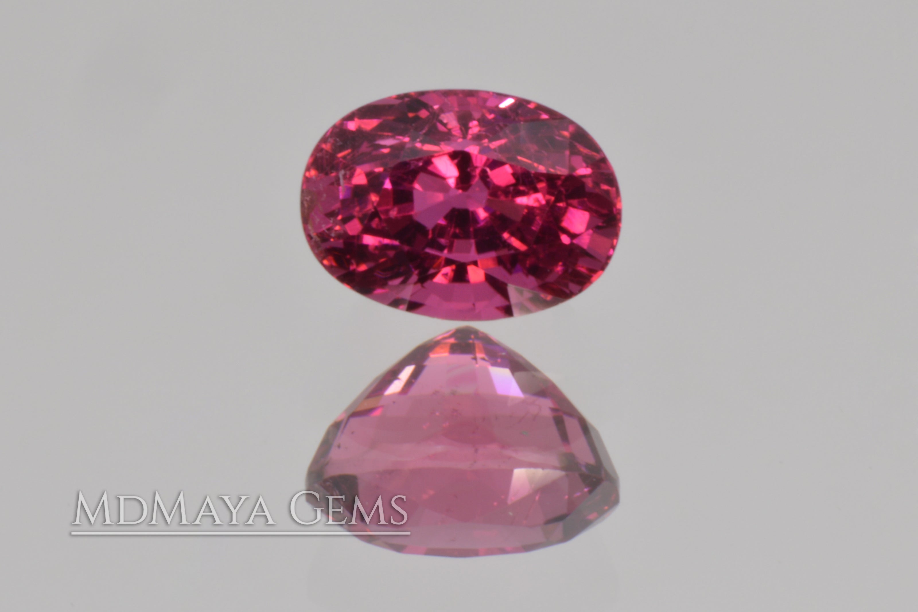 Intense Reddish Purple Rubellite 1.21 ct