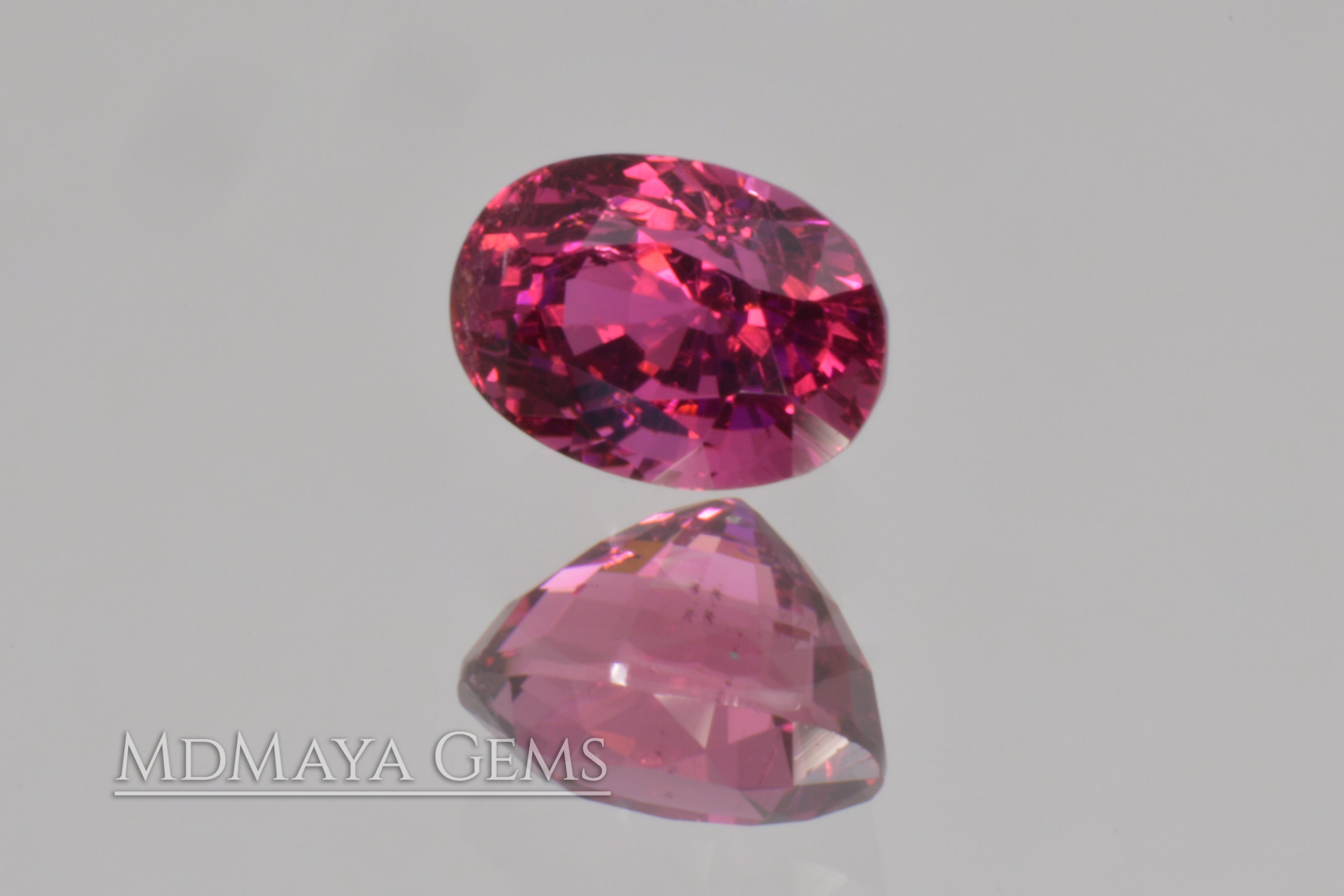 Intense Reddish Purple Rubellite 1.21 ct
