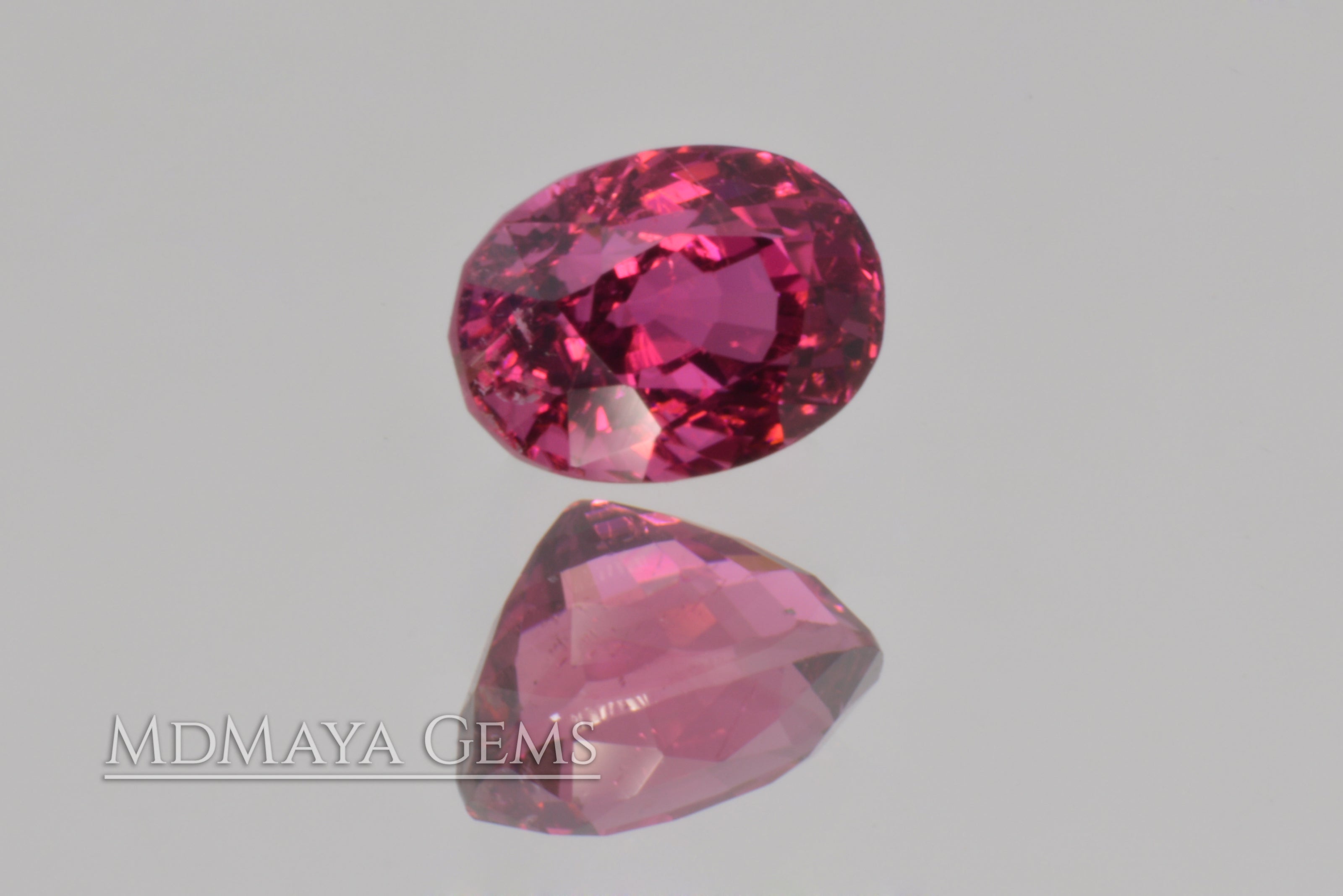 Intense Reddish Purple Rubellite 1.21 ct