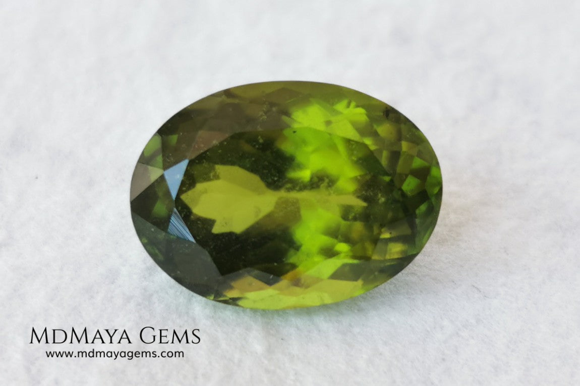 idocrase 7.04 ct oval cut