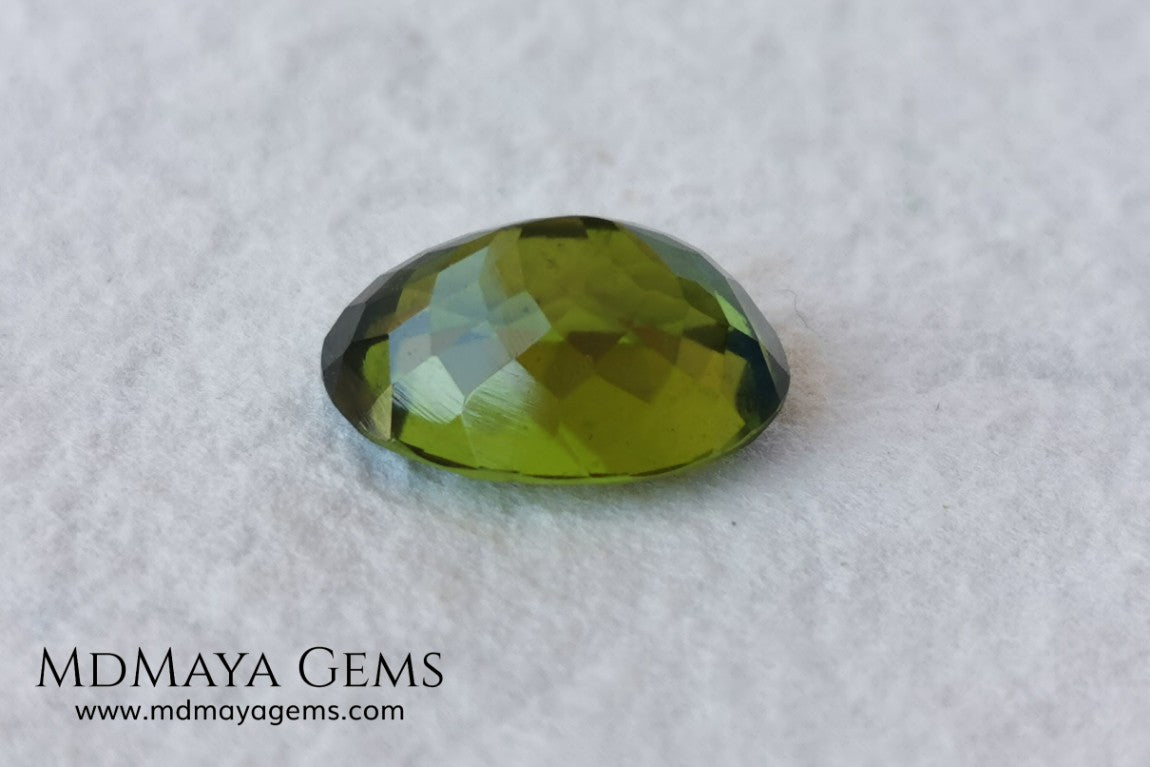 idocrase 7.04 ct oval cut