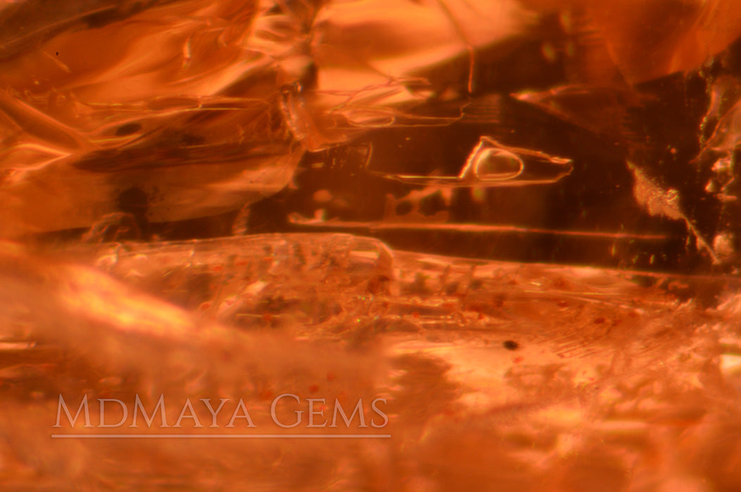 Two-Phase Inclusions in Precious Golden Orange Imperial Topaz 3.63 carat Square Cabochon Cut