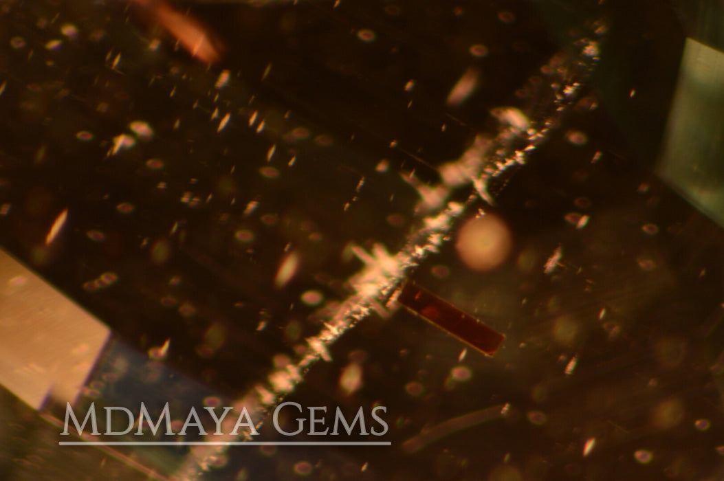 Solid Inclusions in Attractive greenish Blue Aquamarine. Pear cut. 3.51 ct