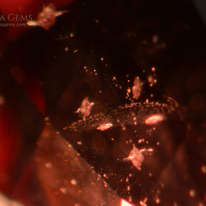 Inclusions in Rich Lotus Blossom Pink Spinel from Burma Oval Cut 1.70 ct