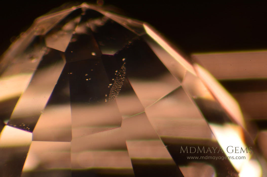 Inclusions in Gray Spinel Unheated Cushion Cut 1.22 ct