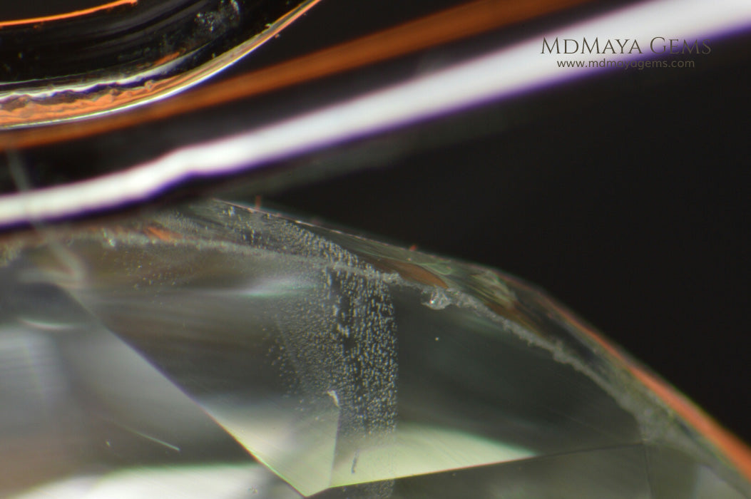 inclusions Natural Yellowish Green Beryl Gemstone 8.39 ct