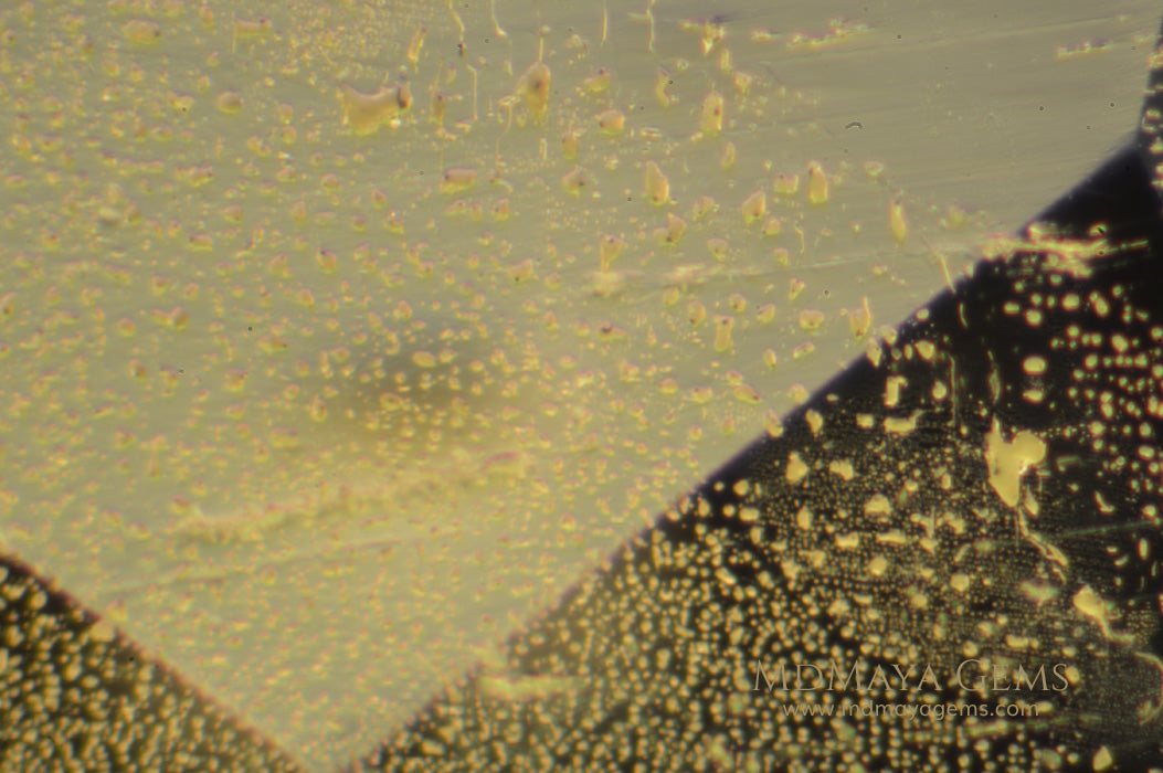 Inclusions in Green Peridot Gems Pear Cut 13.41 ct pair