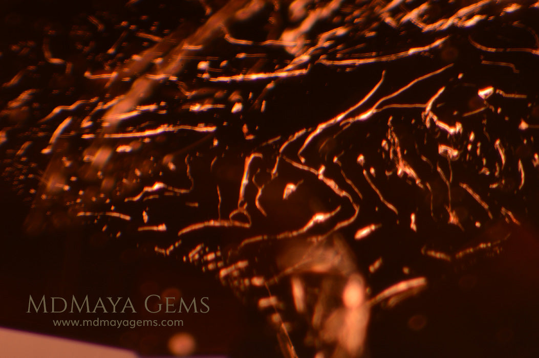 Two-Phase inclusions in Pink Tourmaline Gemstone Oval Cut 11.90 ct