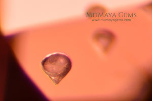 Solid Inclusions in Purplish Red Burmese Spinel 1.60