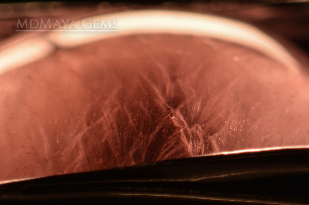 Inclusions in Burmese Gemstone Mushroom Tourmalines 13.59 ct