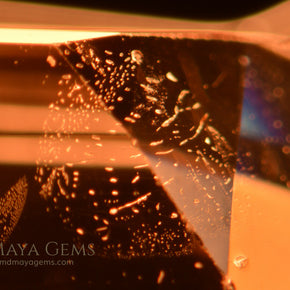 Inclusions Natural Large Peach Morganite Rectangle cut 7.50 ct