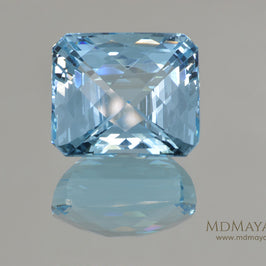 Genuine Large Blue Topaz Gem Fancy Cut 42.70 ct