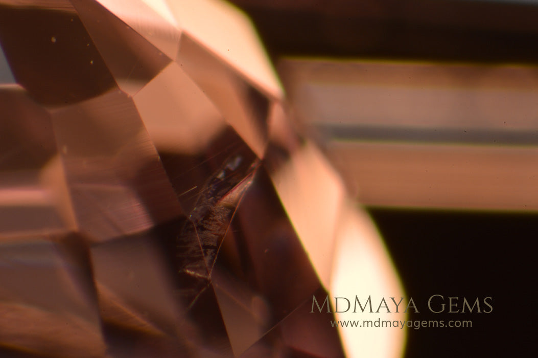 Inclusions in  Lavender Violet Mogok Spinel 2.50 ct