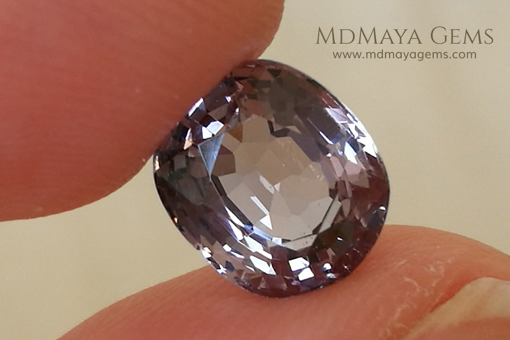 Platinum Lavender Violet Mogok Spinel 2.50 ct