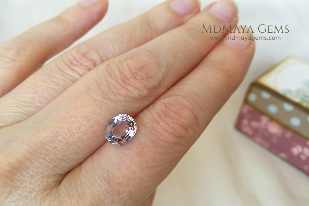 Platinum Lavender Violet Mogok Spinel 2.50 ct