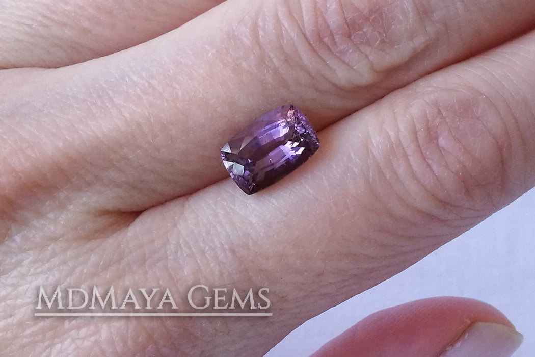 Mozambique Purple Tourmaline Cushion Cut. 3.03 ct