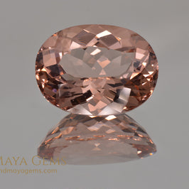 Luxury Pink Morganite 13.73 ct Oval cut