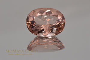 Luxury Pink Morganite 13.73 ct Oval cut
