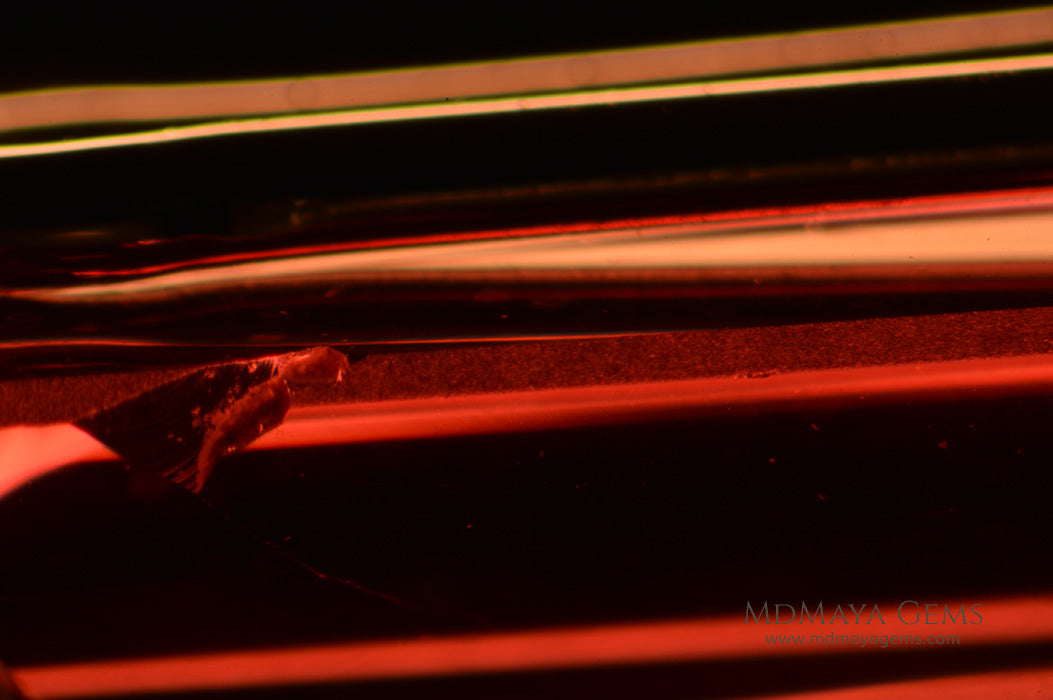 Nick in Rich Burmese Red Spinel Baguette Cut 1.75 ct pair