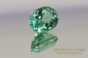 Mint Green Paraiba Tourmaline 2 82 ct with certificate for sale MdMaya Gems