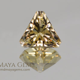 Yellow Oregon Sunstone Gem Fancy Cut 4.79 ct