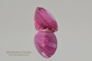 Neon Pink Rubellite Tourmaline from Mozambique Oval Cut 4.14 ct