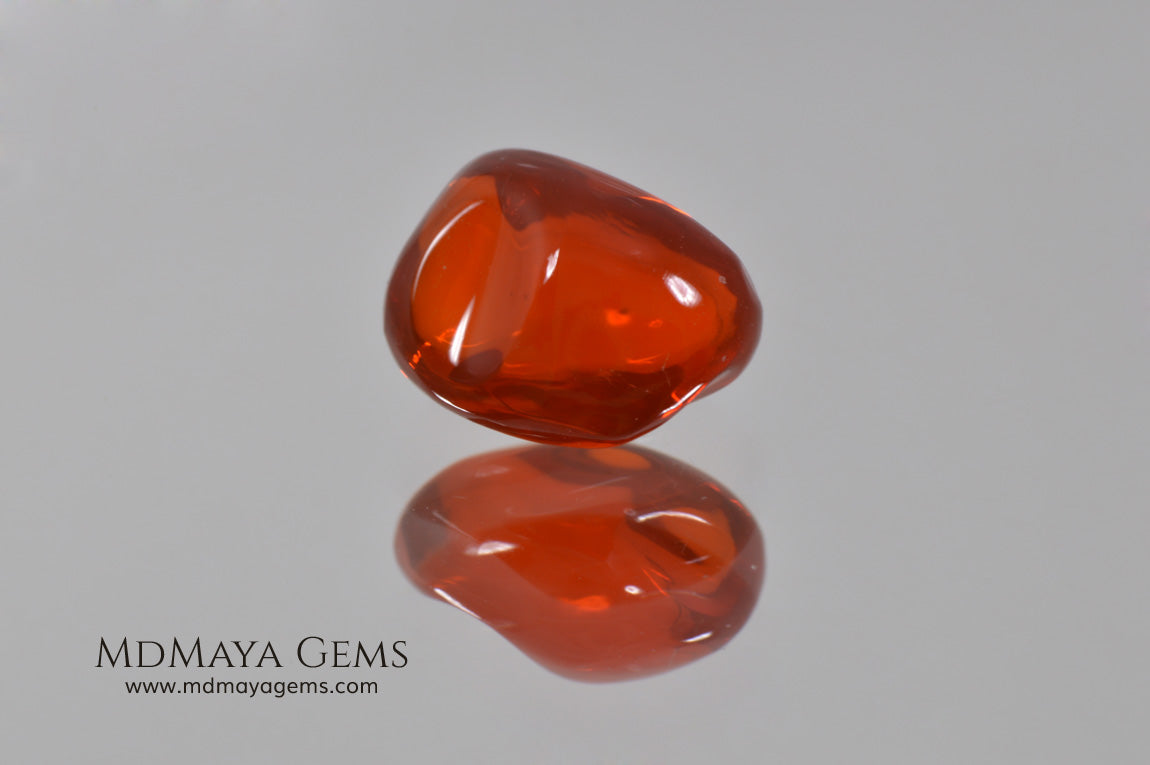 Polished Fire Opal 2.85 ct. Free form