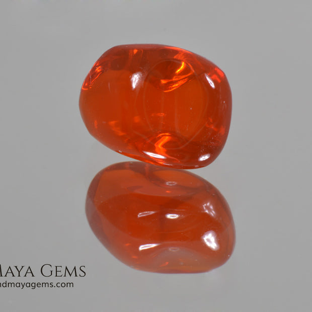 Polished Fire Opal 2.85 ct. Free form