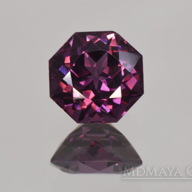 Natural Purple Spinel from Sri Lanka. Octagon Cut. 1.85 ct