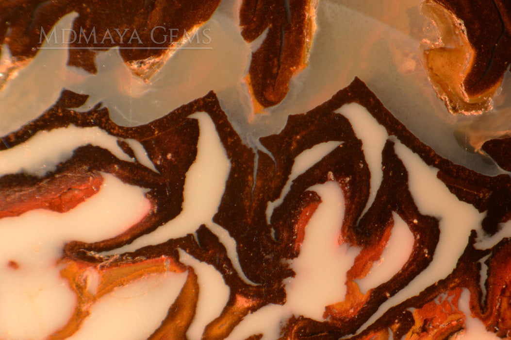 Australian Boulder Opal Cabochon Cut 10.38 ct Natural Matrix Unheated Opal Beautiful Pattern