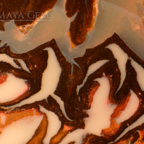 Australian Boulder Opal Cabochon Cut 10.38 ct Natural Matrix Unheated Opal Beautiful Pattern