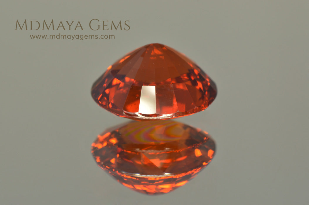 Gorgeous Orange  Spessartite Garnet Oval Cut 4.23 ct